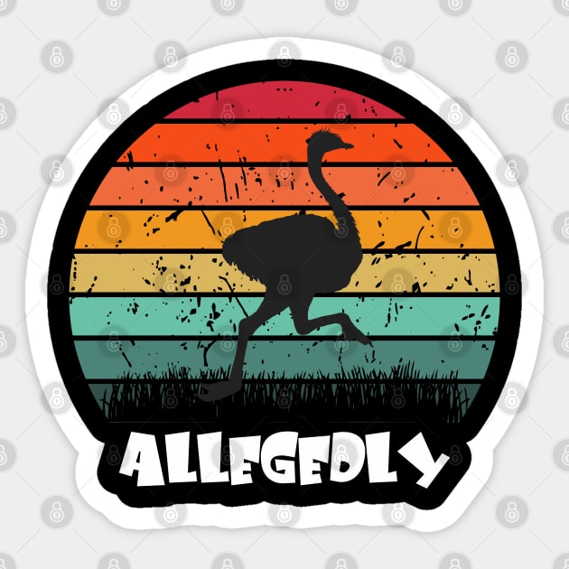 Allegedly Sticker by Gvsarts